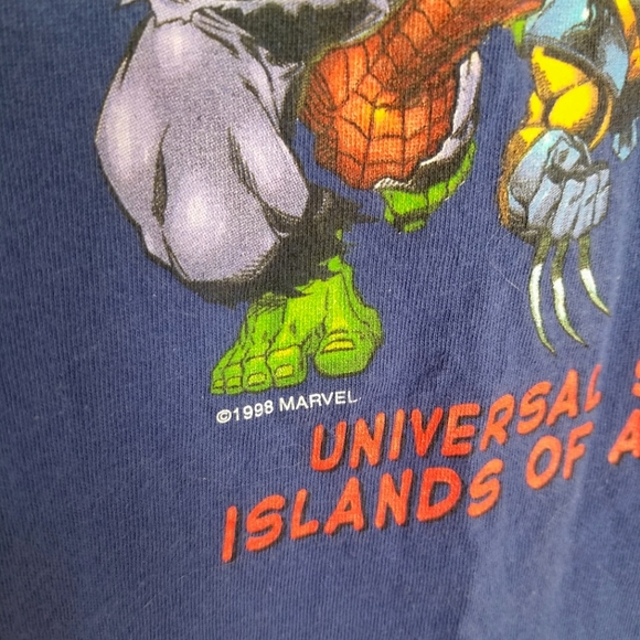 Vintage 1998 Marvel Universal Studios Islands Of Adventure Tank Tee🌏 - Picture 4 of 5